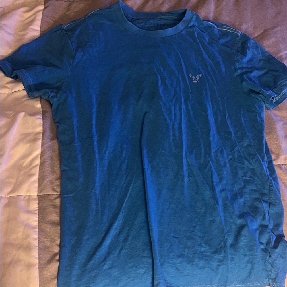 American Eagle Outfitters Vibrant Blue Tee